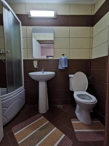 Фото номера Двухместный номер с 1 кроватью или 2 отдельными кроватями и собственной ванной комнатой Гостевой дом Pensiunea Stefan г. Бистрица 8