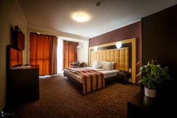 Фото номера Двухместный номер с 1 кроватью Отель Hotel Ozana г. Бистрица 10