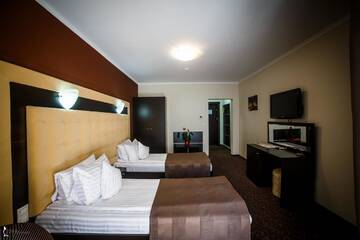 Фото номера Двухместный номер с 2 отдельными кроватями Отель Hotel Ozana г. Бистрица 5