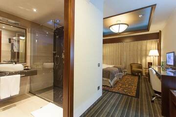 Фото номера Стандартный двухместный номер с 2 отдельными кроватями Отель Metropolis Hotel г. Бистрица 3